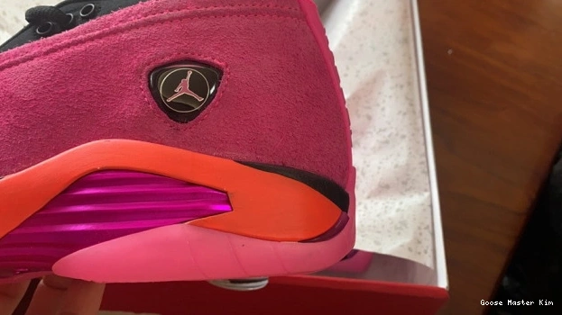 DH4121-600 14 Jordan Pink (W) Retro Shocking Low 0531